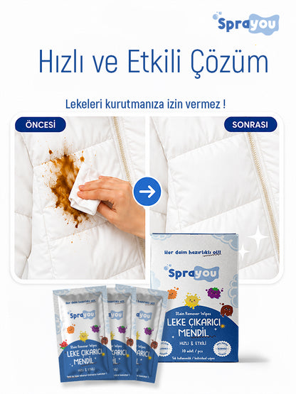 Sprayou™ Leke Çıkarıcı Mendil