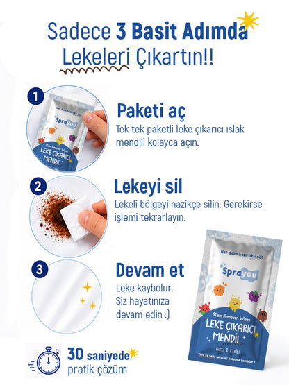 Sprayou™ Leke Çıkarıcı Mendil